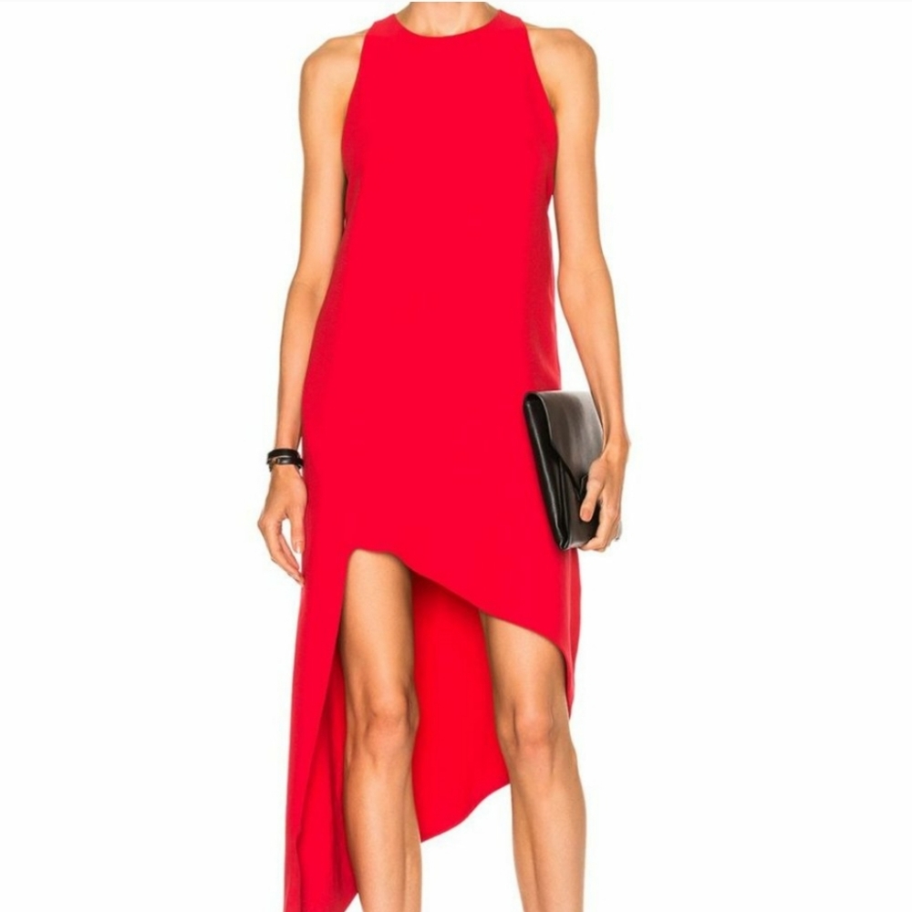 IRO Red Asymmetrical Dress